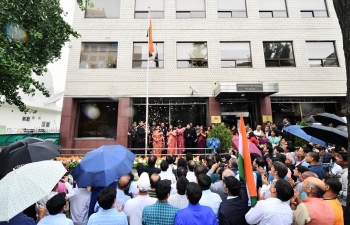 Celebration of 73rd Independence Day of India in Seoul, Republic of Korea