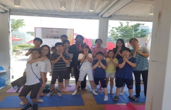 Yoga and Kathak Workshop at Bucheon International Film Festival