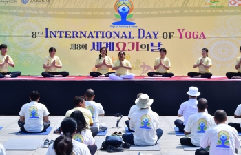 International Day of Yoga in Seoul