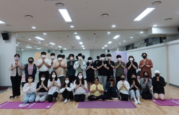 Yoga Session at Seoul National University