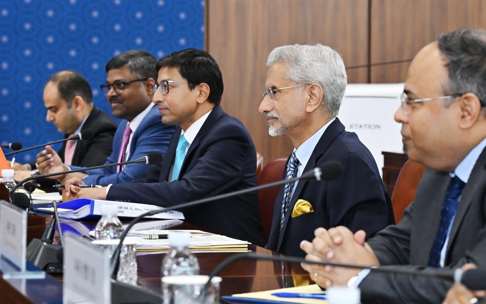 H.E. Dr. S. Jaishankar, External Affairs Minister in India led the Indian delegation during a bilateral meeting with Foreign Minister Dr. Cho Hyun of the RoK in Seoul.