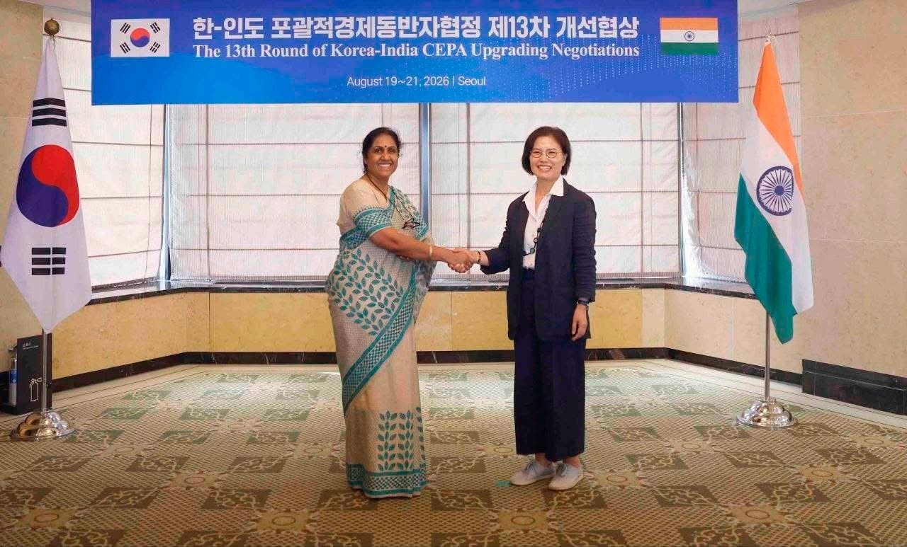 Visit of Indian delegation led by Ms. Kapil Chaudhary, Joint Secretary, Department of Commerce, the Indian Chief Negotiator for India-Korea CEPA upgrade negotiations on 19th August 2026.