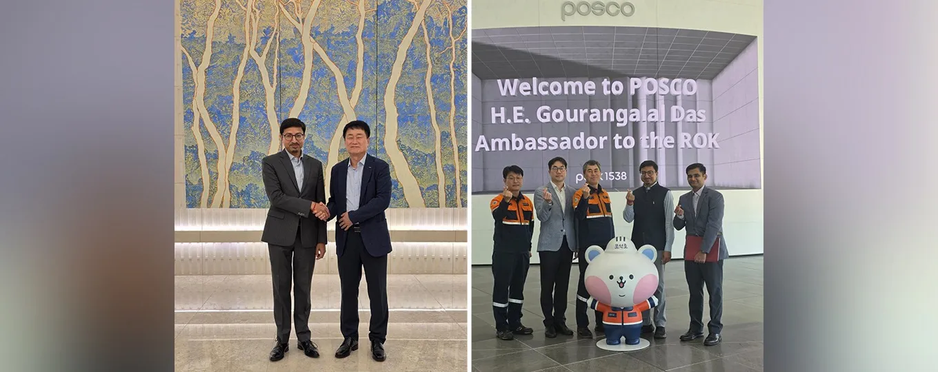 Ambassador met with Mr. Park Namsik, the Head of POSCO’s Pohang Steelworks on 7 September 2026.