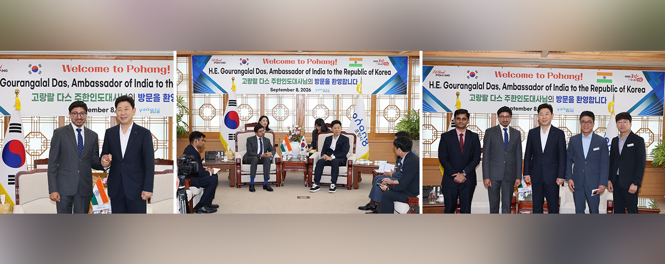 Ambassador met with Mr. Park Yong-sun, Mayor of Pohang City on 8 September 2026