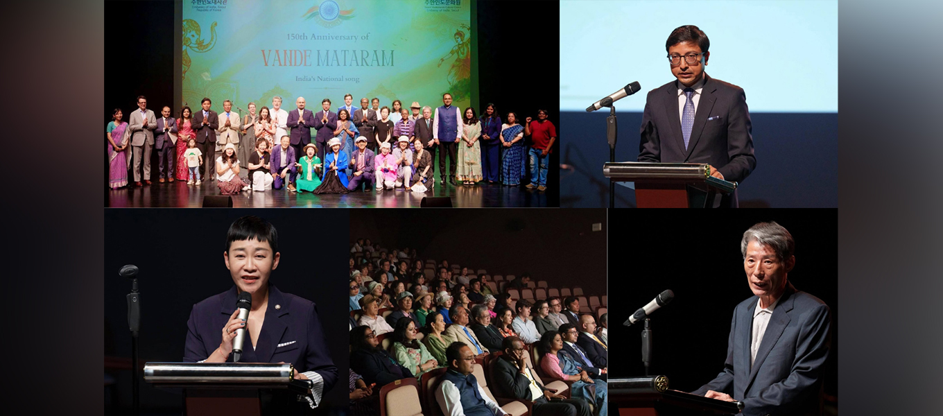 The Embassy commemorated the 150th Anniversary of Vande Mataram with a vibrant Cultural Evening at Seongsu Art Hall on August 07, 2026 celebrating the song that ignited a nation’s spirit and continues to inspire generations.