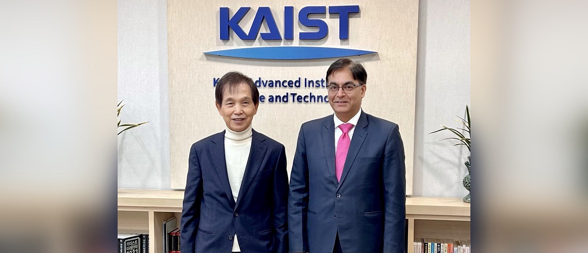 Ambassador Amit Kumar met Mr. Kwang Hyung Lee, President, Korea Advanced Institute of Science & Technology (KAIST)