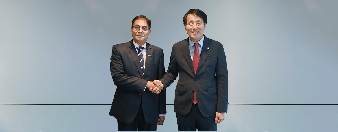 Amb Amit Kumar met Vice Minister Jang Youngjin, ROK Ministry of Trade, Industry and Energy (MOTIE)