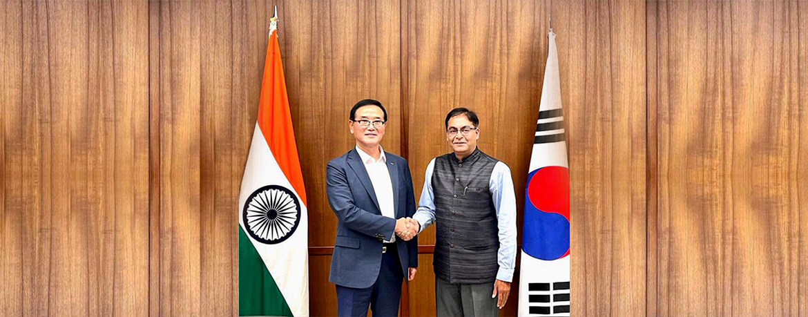Amb Amit Kumar met Mr. Choi Byung-ro, Vice President, Korea Defence Industry Association (KDIA)