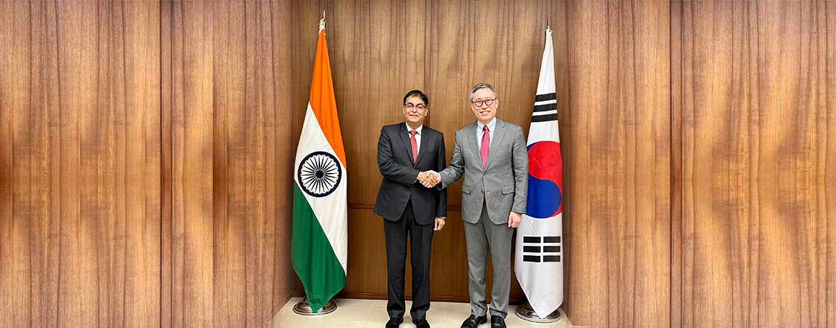 Amb Amit Kumar met DG Cho Sunhak, Space Policy & Nuclear Energy Bureau, Ministry of Science & ICT