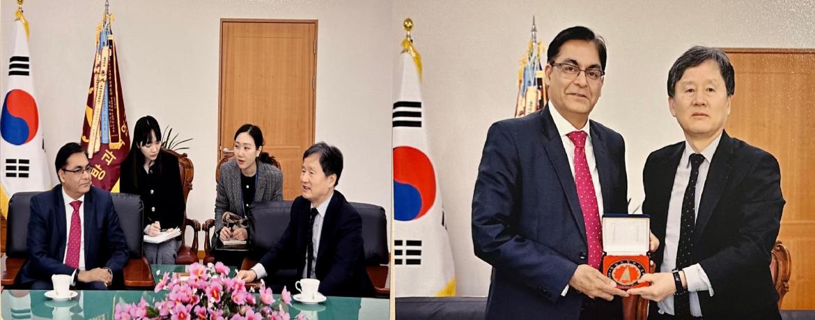 Ambassador Amit Kumar met with Dr. Jong-Seung Park, President, Agency for Defence Development, RoK