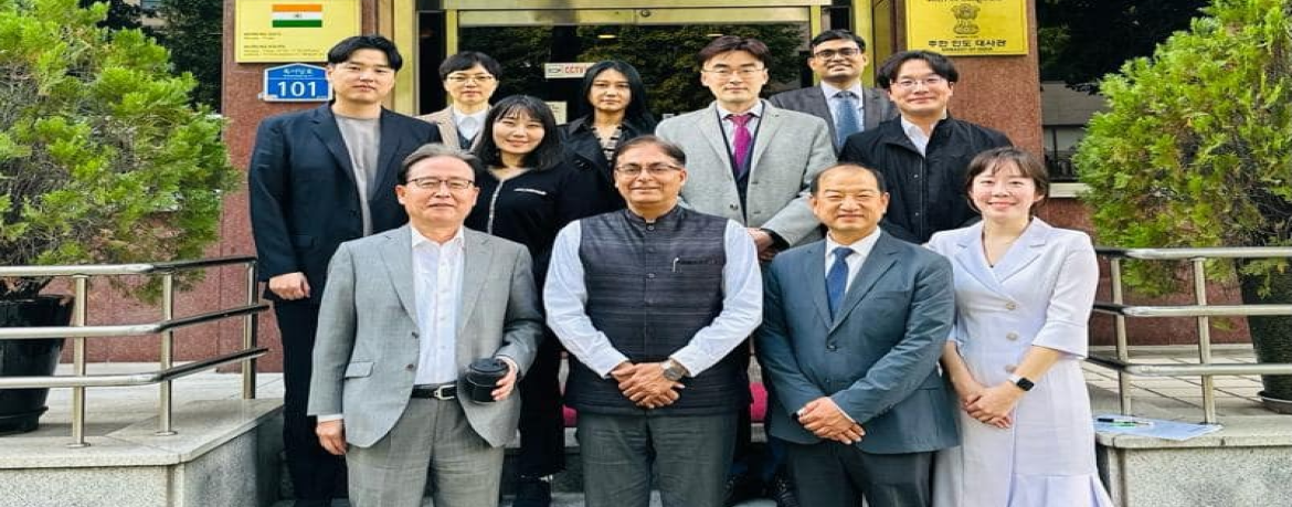 Amb Amit Kumar interacted with Korean Journalists traveling to India for exposure visit.